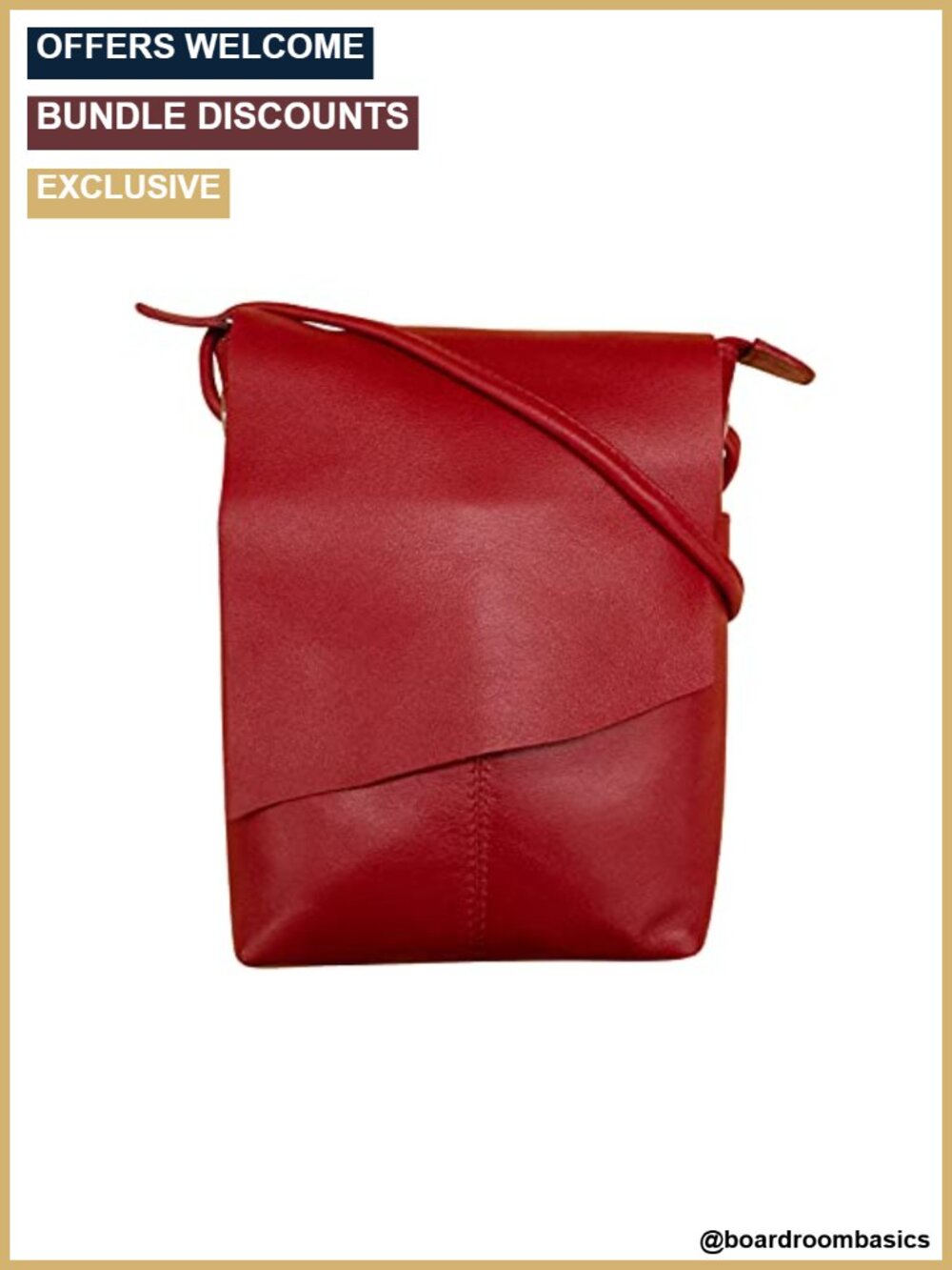 Genuine Leather Mini Sac Crossbody Bag RFID Blocking Adjustable Strap